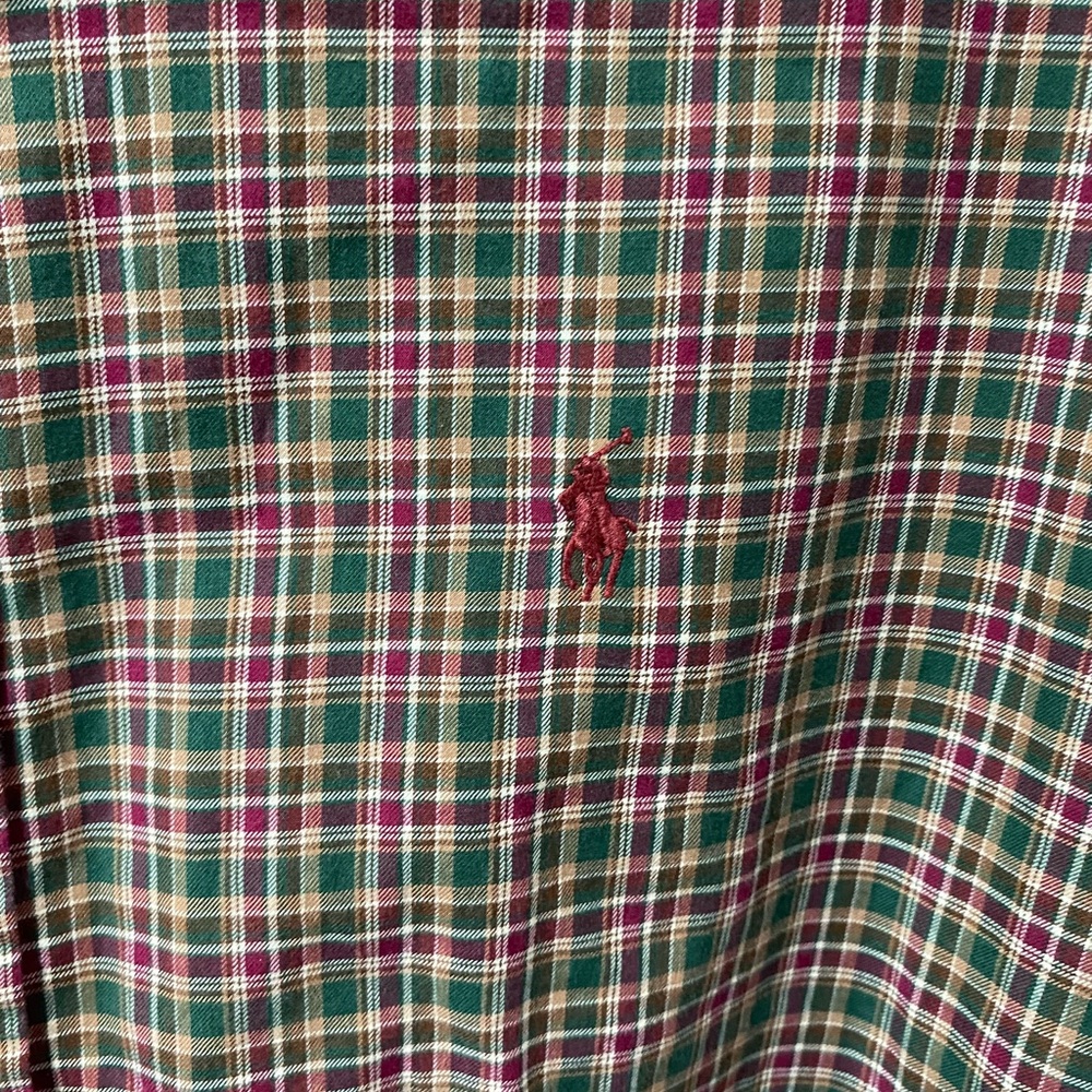 Ralph Lauren men’s plaid button down shirt, size XL, cotton, good condition - Picture 6 of 6